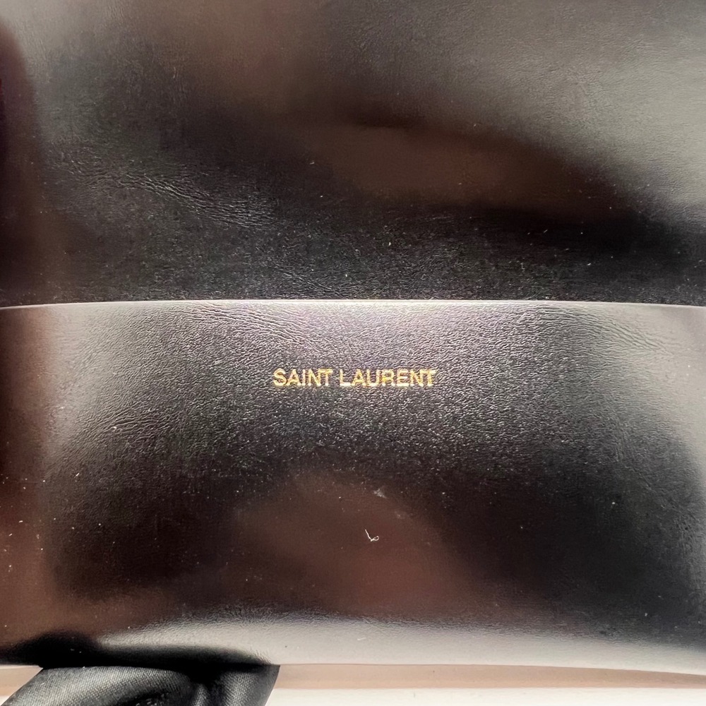Saint Laurent Sunglasses Cat Eye Gold Accent Designer Fashion Shades - Picture 2 of 8